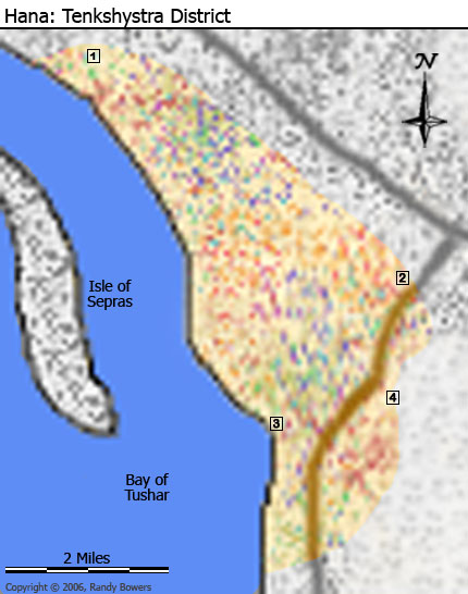 map: Hana, Tenkshystra District