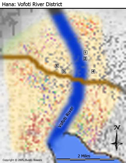 map: Hana, Vofoti River District
