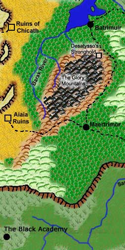 Tomb of Horrors, Sulerin setting map